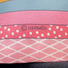 Load image into Gallery viewer, HERMES Twilly &quot;Grand Theatre Nouveau&quot; Pink /Yellow/Multicolor Silk100%

