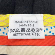 Load image into Gallery viewer, HERMES Twilly &quot;Grand Theatre Nouveau&quot; Jaune Vif/Green/Red Silk100%
