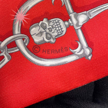 Load image into Gallery viewer, HERMES Twilly &quot;C&#39;est la Fête&quot; Rose Bonbon/Orange/Red Silk100%
