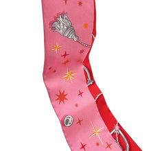 Load image into Gallery viewer, HERMES Twilly &quot;C&#39;est la Fête&quot; Rose Bonbon/Orange/Red Silk100%
