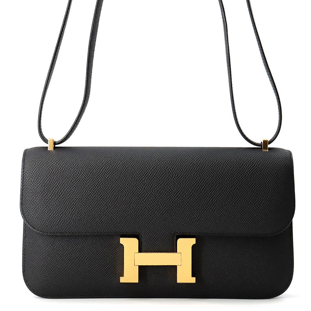 HERMES Constance Elan Miroir Black Epsom Size K IM 903 MA