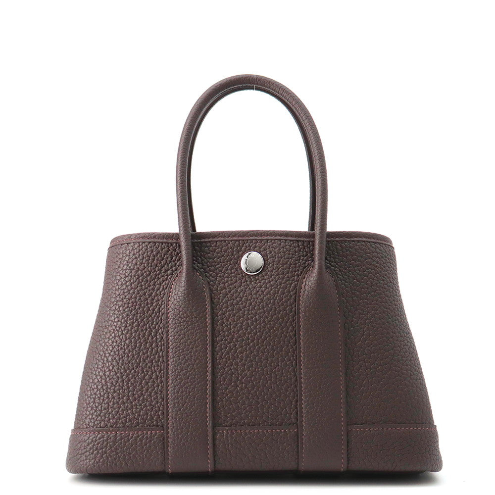 HERMES Neo Garden Ebene Negonda Leather Size 23