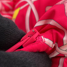 将图像加载到图库查看器中，HERMES Reversible Down LA Promenade du matin Morning Walk Size 38 Fuschia Pink Polyester100%
