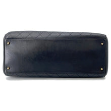 Load image into Gallery viewer, CHANEL Bicolore Supermodel Bag Chain Tote Black Leather
