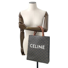 Load image into Gallery viewer, CELINE Triomphe Vertical Hippo Tan191542 PVC Leather Size Small
