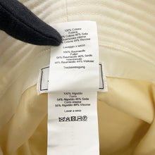 Load image into Gallery viewer, HERMES Jean Sunshine Bucket Hat Size 56 Ivory Cotton100%
