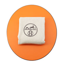 Load image into Gallery viewer, HERMES Jean Sunshine Bucket Hat Size 56 Ivory Cotton100%
