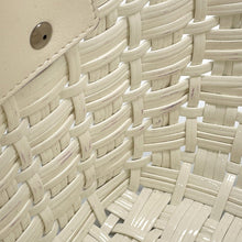 将图像加载到图库查看器中，BALENCIAGA Bistro 2WAYBag White671342 Patent Leather Size XS
