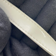 将图像加载到图库查看器中，BALENCIAGA Bistro 2WAYBag White671342 Patent Leather Size XS
