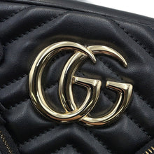 Load image into Gallery viewer, GUCCI GG Marmont Small Shoulder Bag Black798715 Calf Leather Size Small
