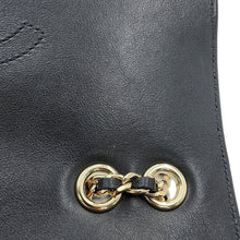 将图像加载到图库查看器中，CHANEL V Stitch Single Flap Chainshoulder Bag Black Lambskin Size 20
