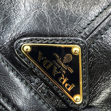 将图像加载到图库查看器中，PRADA Bonnie 2WAY Tote Bag Black1BA433 Calf Leather Size Large
