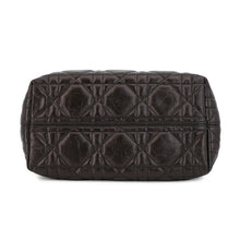 Load image into Gallery viewer, Dior To Jules Macrocannage BlackM2822SNIO Crinkled Calf Leather Size Small
