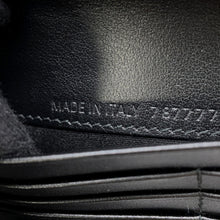 将图像加载到图库查看器中，BALENCIAGA Passport Bifold Wallet Long Clothes Black/Bordeaux787777 Leather/Paper
