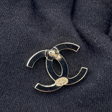 将图像加载到图库查看器中，CHANEL CC Logo Brooch Pink Metal Enamel
