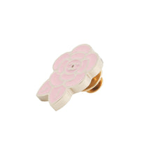 Load image into Gallery viewer, CHANEL Camellia Brooch Pink Metal Enamel
