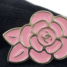 Load image into Gallery viewer, CHANEL Camellia Brooch Pink Metal Enamel
