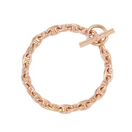 HERMES Chaine d'Ancre 23koma Bracelet Size TPM 18K Pink Gold