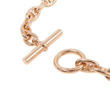 将图像加载到图库查看器中，HERMES Chaine d&#39;Ancre 24koma Bracelet Size TPM 18K Pink Gold
