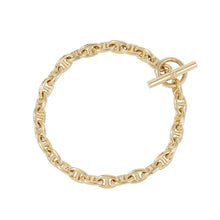 将图像加载到图库查看器中，HERMES Chaine d&#39;Ancre 28koma Bracelet Size TPM 18K Yellow Gold

