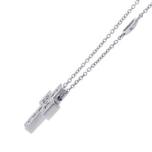 将图像加载到图库查看器中，Damiani Belle Epoque Necklace Size XXS20083510 18K White Gold
