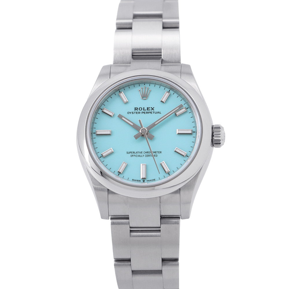 ROLEX Oyster Perpetual 31 W31mm Stainless Steel Turquise Blue Dial277200