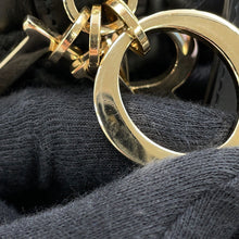 将图像加载到图库查看器中，Dior Macrocannage to Jules BlackM2820OSHJ_M900 Calf Leather Size Large
