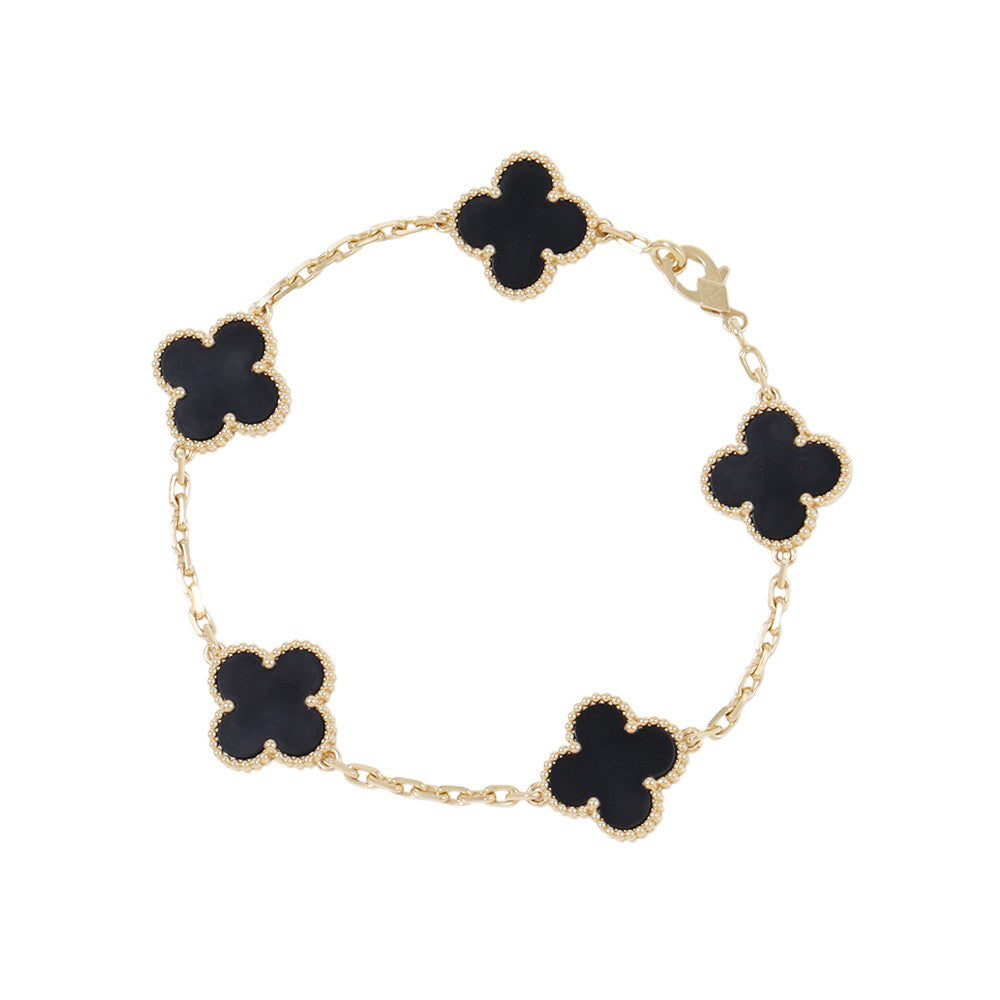 Van Cleef & Arpels Vintage Alhambra Bracelet 5 motifsVCARA41300 18K Yellow Gold