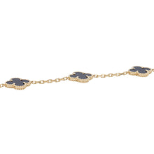 将图像加载到图库查看器中，Van Cleef &amp; Arpels Vintage Alhambra Bracelet 5 motifsVCARA41300 18K Yellow Gold
