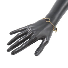 将图像加载到图库查看器中，Van Cleef &amp; Arpels Vintage Alhambra Bracelet 5 motifsVCARA41300 18K Yellow Gold
