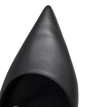 将图像加载到图库查看器中，HERMES Kelly ballet shoes Black Leather Size 37H
