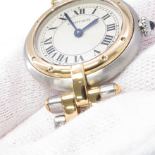 将图像加载到图库查看器中，CARTIER PANTHERE Vendome SM 2 Row W23.5mm Stainless Steel YG Ivory Dial84084241
