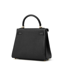 将图像加载到图库查看器中，HERMES Kelly Retourne sewing Black Togo Leather Size 25
