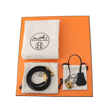 将图像加载到图库查看器中，HERMES Kelly Retourne sewing Black Togo Leather Size 25
