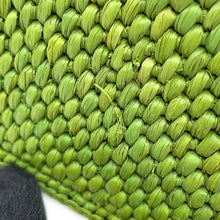 Load image into Gallery viewer, LOEWE Font Tote Bag GreenA685B59X01 Raffia Leather Size Small

