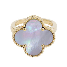 将图像加载到图库查看器中，Van Cleef &amp; Arpels Magic Alhambra Ring Size 57/#17VCARF78900 18K Yellow Gold
