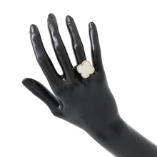 将图像加载到图库查看器中，Van Cleef &amp; Arpels Magic Alhambra Ring Size 57/#17VCARF78900 18K Yellow Gold
