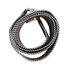 将图像加载到图库查看器中，HERMES Bandouliere Sangle Caval Blue Encre/Cuivre/Black Canvas Swift Leather Size 4.1&quot;x2&quot;
