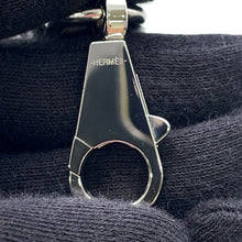 将图像加载到图库查看器中，HERMES Bandouliere Sangle Caval Blue Encre/Cuivre/Black Canvas Swift Leather Size 4.1&quot;x2&quot;
