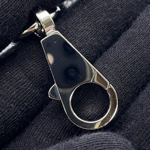 将图像加载到图库查看器中，HERMES Bandouliere Sangle Caval Blue Encre/Cuivre/Black Canvas Swift Leather Size 4.1&quot;x2&quot;
