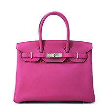 将图像加载到图库查看器中，HERMES Birkin Rose Purple Togo Leather Size 30
