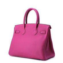将图像加载到图库查看器中，HERMES Birkin Rose Purple Togo Leather Size 30
