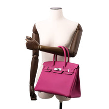 将图像加载到图库查看器中，HERMES Birkin Rose Purple Togo Leather Size 30
