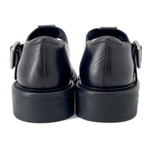 将图像加载到图库查看器中，MIUMIU Leather T-bar shoes Black5E318E Leather Size 37.5
