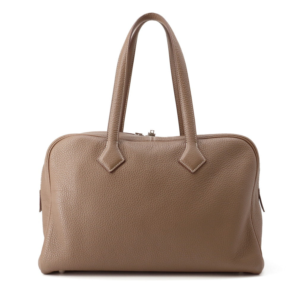 HERMES Victoria2 Etoupe Taurillon Clemence Size 35