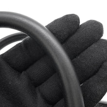 将图像加载到图库查看器中，HERMES HAUT A COURROIES Black Togo Leather Size 50
