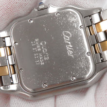 将图像加载到图库查看器中，CARTIER PANTHERELM 2 row H39.8mm×W29.4mm Stainless Steel K18YG Ivory Dial83083442
