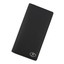Load image into Gallery viewer, BURBERRY Night Stamp Continental Wallet Black81130921 Grainy Calf Leather
