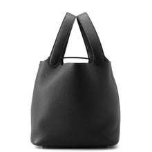 将图像加载到图库查看器中，HERMES Picotin Lock Black Taurillon Clemence Size MM
