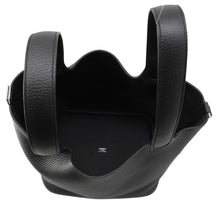 将图像加载到图库查看器中，HERMES Picotin Lock Black Taurillon Clemence Size MM
